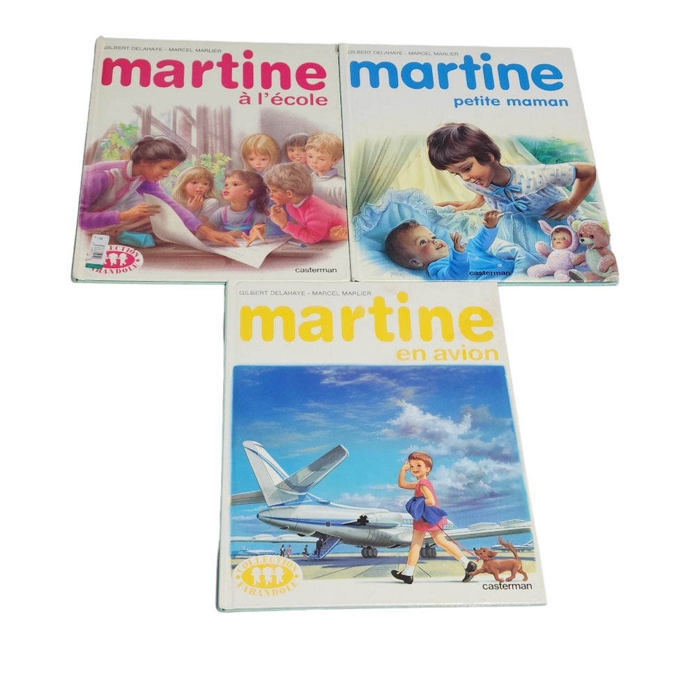 French vintage martine story book for children